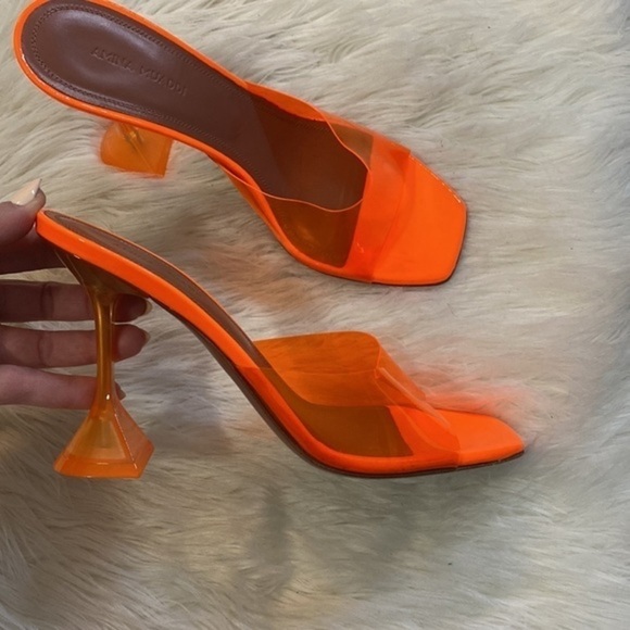 Amina Muaddi Lupita glass‎ sandal size 39EU - Picture 13 of 13